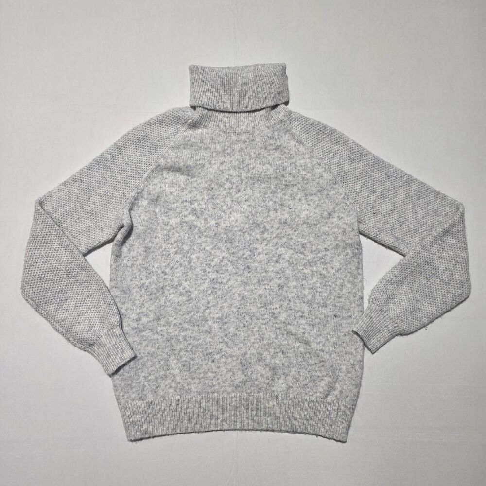 LOFT heather gray women's turtleneck sweater size Small